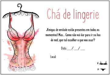 Convite chá 