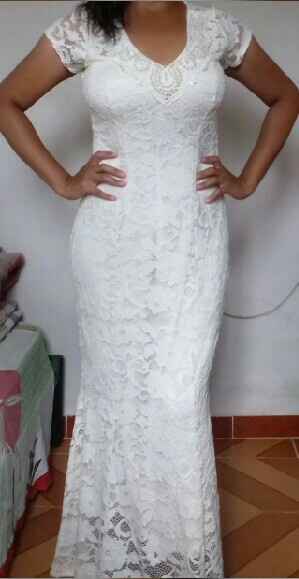 Vestido civil e da cerimônia escolhidos - 1