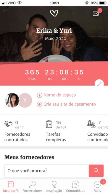 Na contagem regressiva! Data um ano 💍🎉 - 1