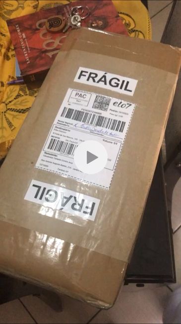 Segunda de entrega dos correios 📦💕 1