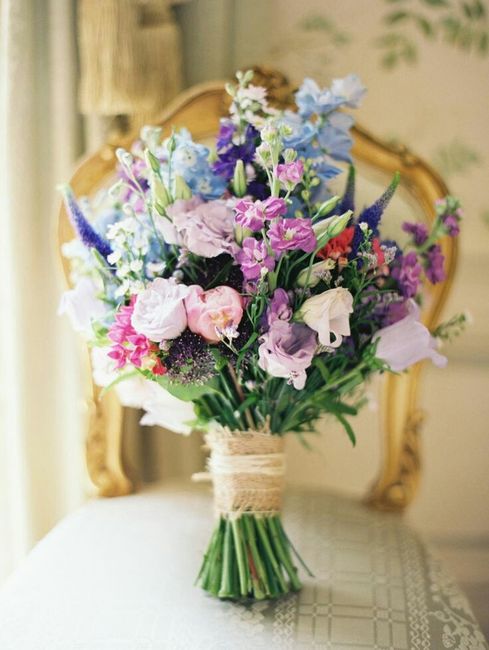 Escolhi meu bouquet - branco e azul-- qual será o de vcs? - 2