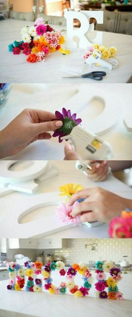 Letras decoradas de flores  !! opiniões?? - 4