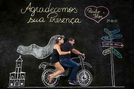 Meu save the date com giz :) - 2