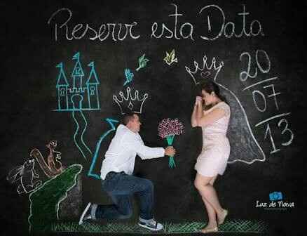 Meu save the date com giz :) - 3