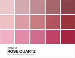 Paleta do rosa quartz 
