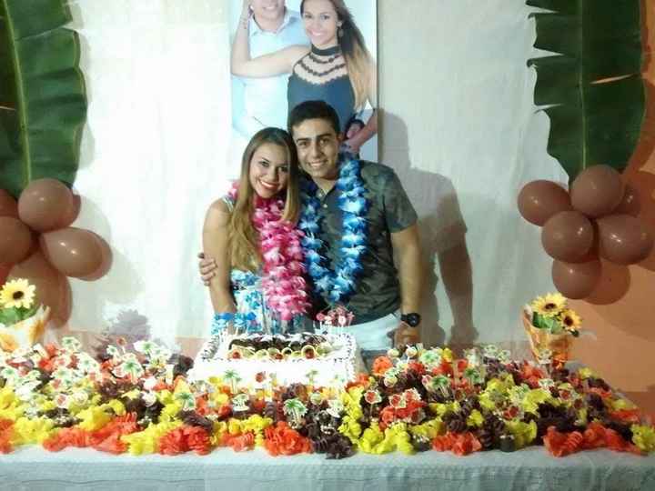 Nosso aniversário/noivado em 2014
