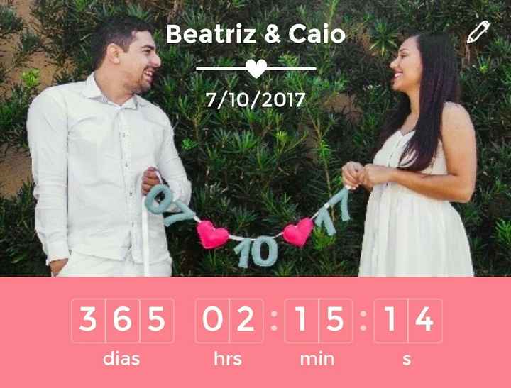 Faltam 365 dias... - 2