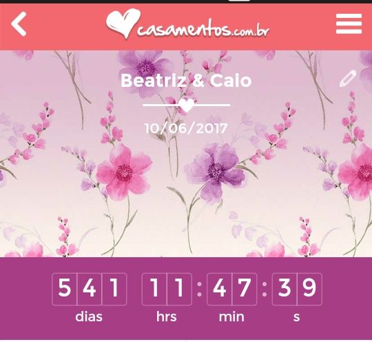 Quanto tempo falta para o seu grande dia ?? - 1