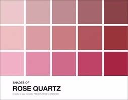 Paleta do rosa quartz 
