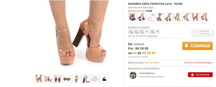 Sandálias Marca LARA