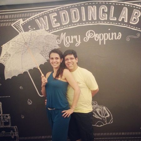 Eu e meu amor no WeddingLab
