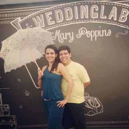 Eu e meu amor no WeddingLab