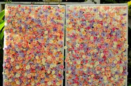 Muro de flores