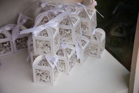 Caixinhas para amêndoas