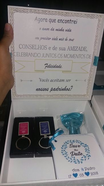 Convite padrinhos...quase prontos