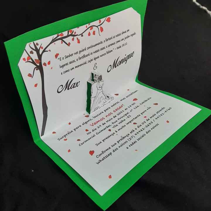 Convite de casamento - 1