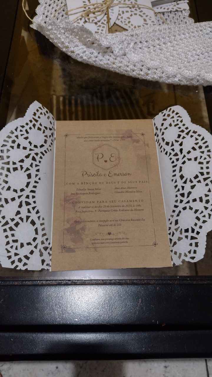 Convite de casamento - 1
