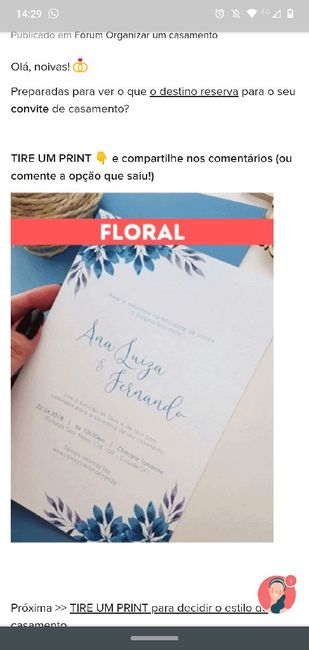 TIRE UM PRINT para decidir o convite 5