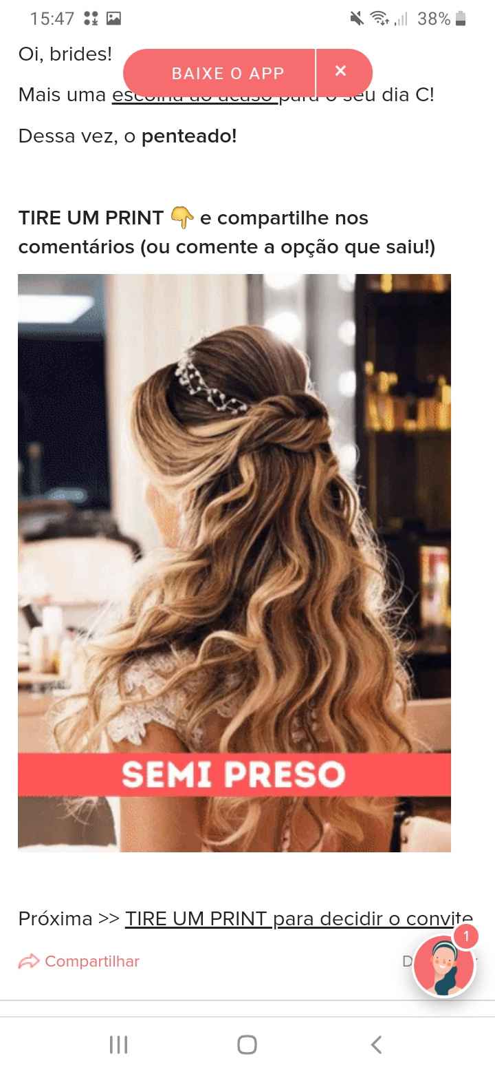 TIRE UM PRINT para decidir o penteado 4