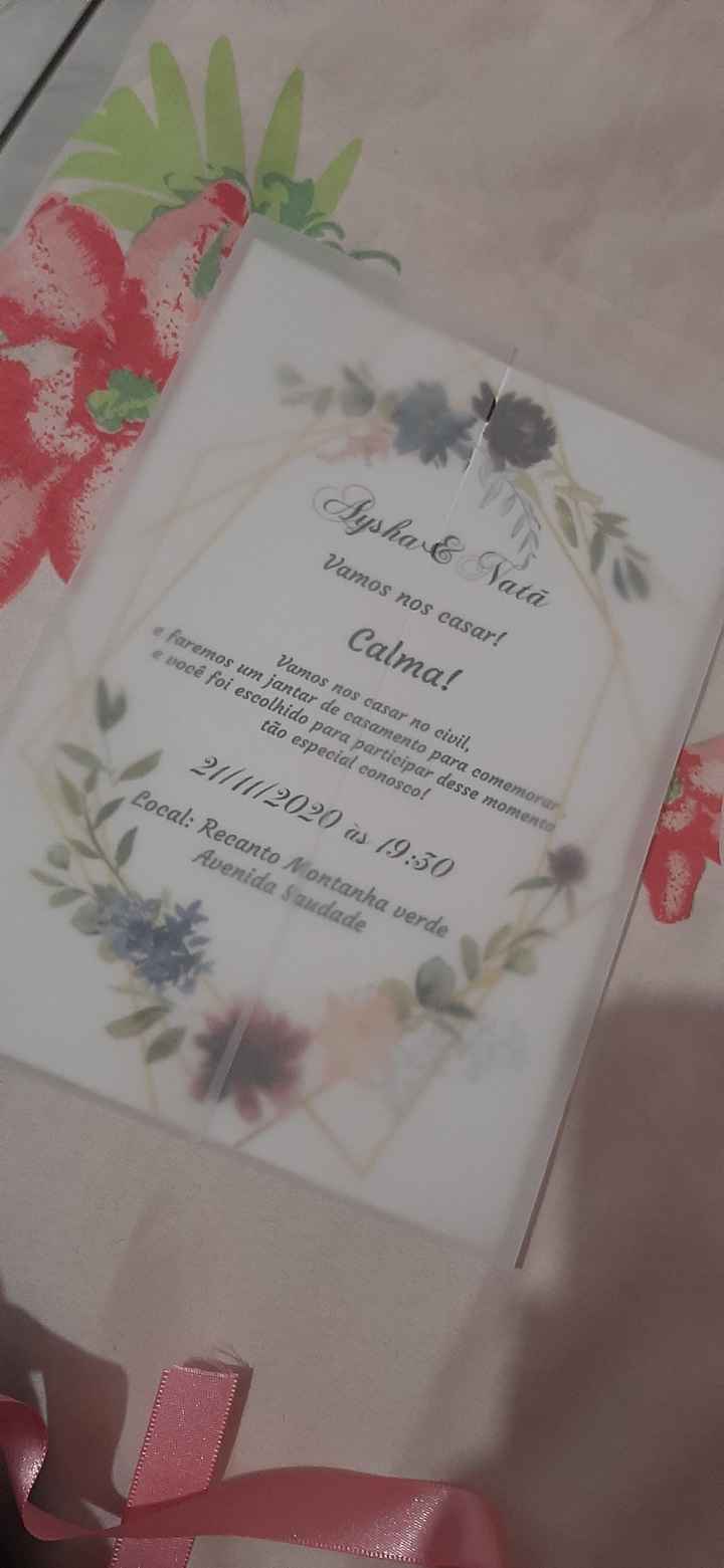 Nossos convites #vemver🥰 2