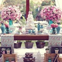 Meninas o que vcs acham dessa mesa de bolo!!!