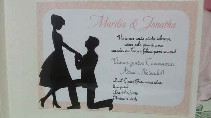 Meu convite de noivado - 1