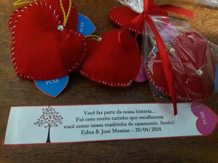 Quanto tempo antes entregar o convite dos padrinhos? 2