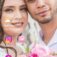 📸 Poste um print de tela do seu celular que tenha como fundo uma foto sua e do seu amor - 1