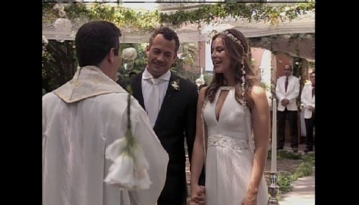 Renovação dos votos da Paloma e do Bruno em Amor à vida