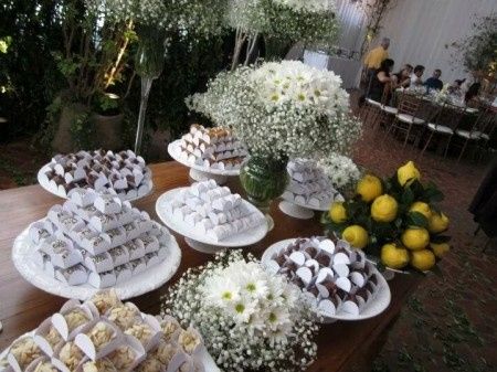 Decoração com limões