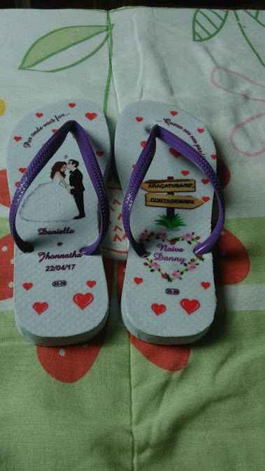nosso chinelo com a nossa cara