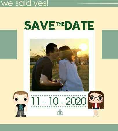 Fiz meu save the date!! Ansiosa para mandar pra todo mundo! - 1