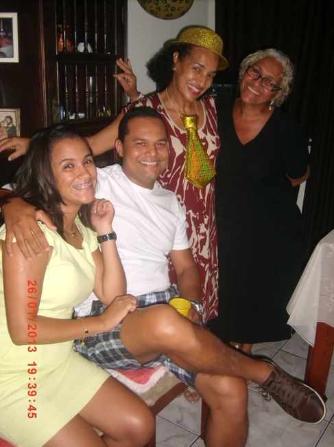 No aniversario da minha Tia!