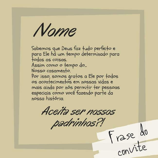 Inspirações para o convite dos padrinhos!!! 3