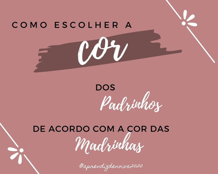 Como escolher a cor do terno dos padrinhos de acordo com a cor do vestido das madrinhas!!! 1