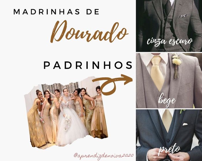 Como escolher a cor do terno dos padrinhos de acordo com a cor do vestido das madrinhas!!! 5