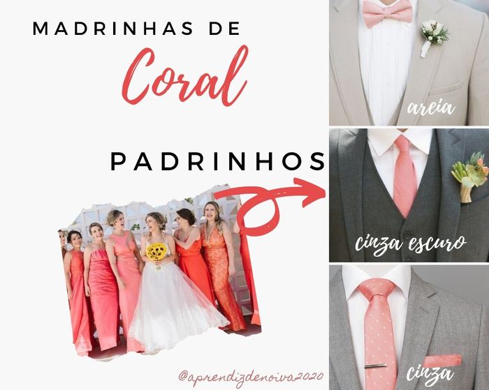 Como escolher a cor do terno dos padrinhos de acordo com a cor do vestido das madrinhas!!! 6