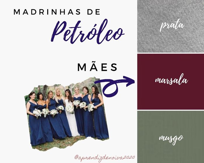 Como escolher a cor da Roupa das mães dos noivos de acordo com a cor do vestido das madrinhas!!! 4