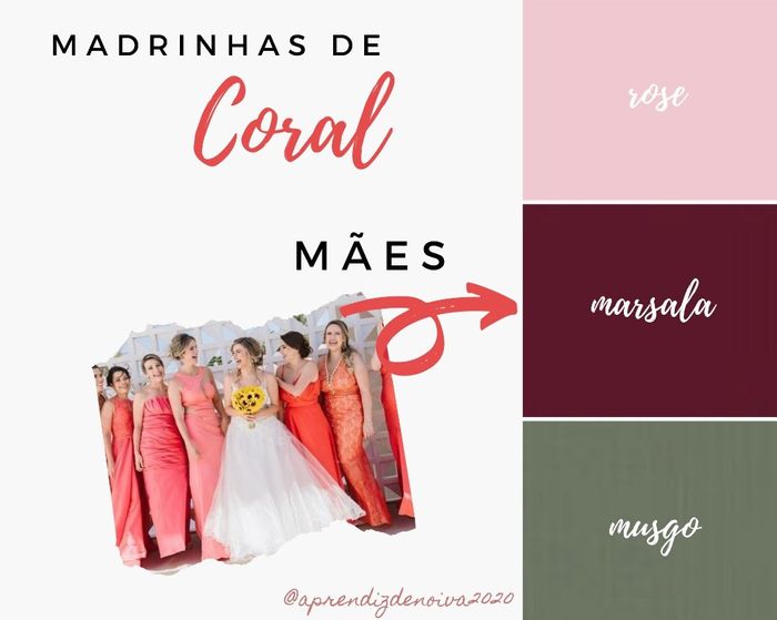 Como escolher a cor da Roupa das mães dos noivos de acordo com a cor do vestido das madrinhas!!! 6