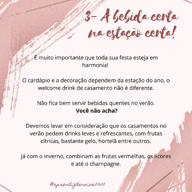 Dicas para welcome Drink!!! 4