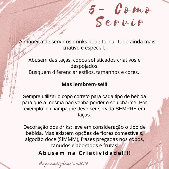 Dicas para welcome Drink!!! 6