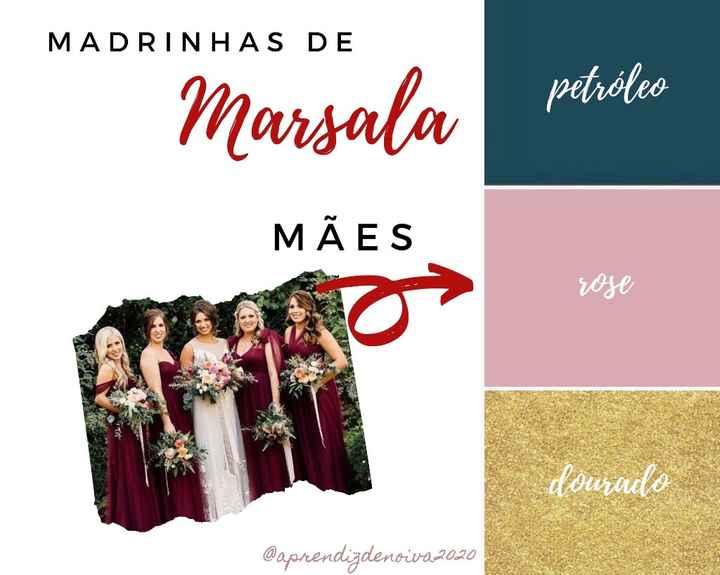 Como escolher a cor da Roupa das mães dos noivos de acordo com a cor do vestido das madrinhas!!! - 2