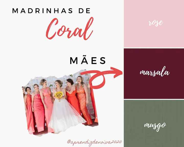 Como escolher a cor da Roupa das mães dos noivos de acordo com a cor do vestido das madrinhas!!! - 6