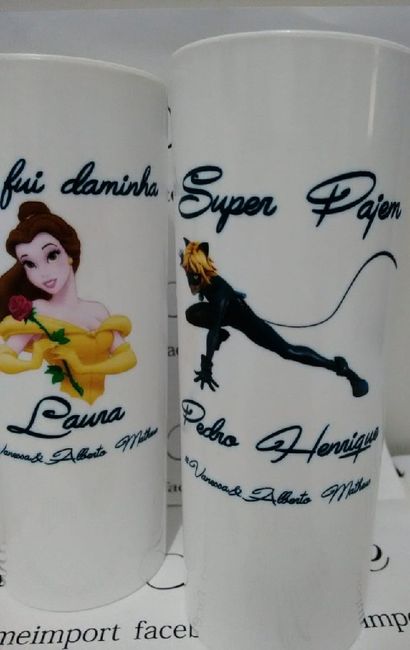 Produção dos copos damas e pajens! - 3