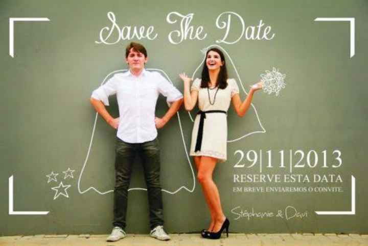 Help: Ideias de Save the Date - 1