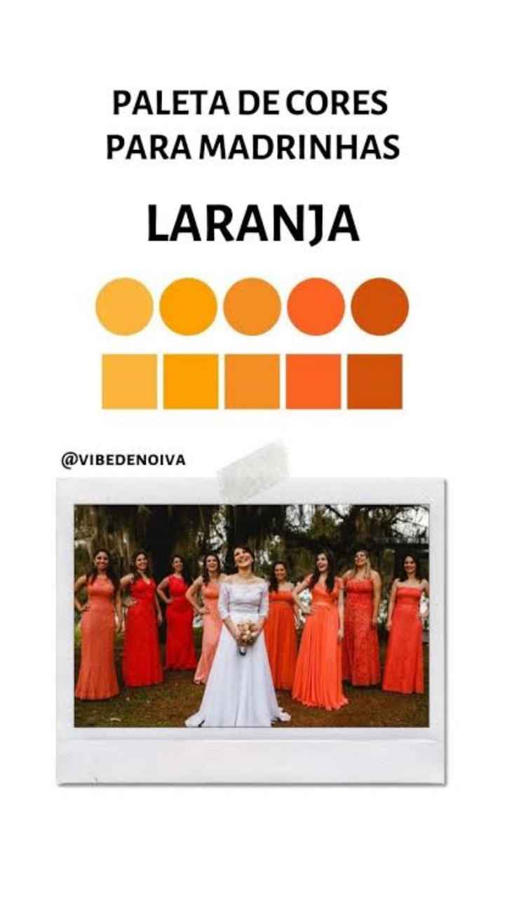Qual a melhor cor de vestido da mãe da noiva e noivo e madrinhas ? - 2
