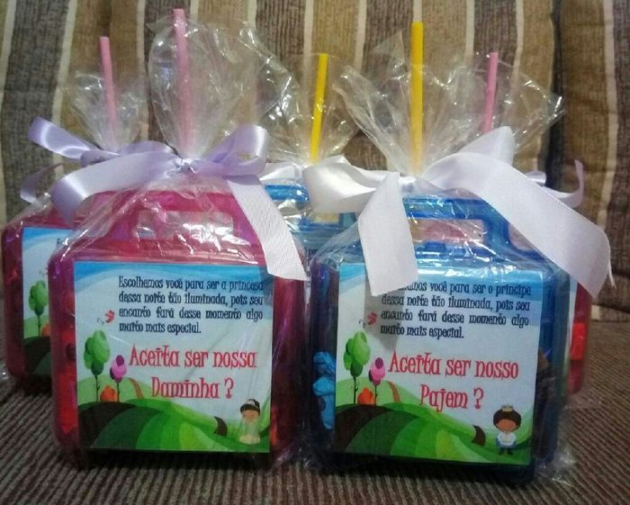 Fibalizamos-convites padrinhos/daminhas e pajens # entregues - 7