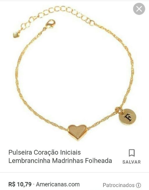 Lembrancinha e convite das madrinhas - 1