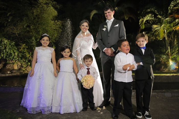 As crianças ... nem todas foram pajens e daminhas