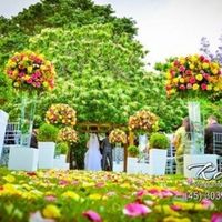 Casamento ao ar livre.
